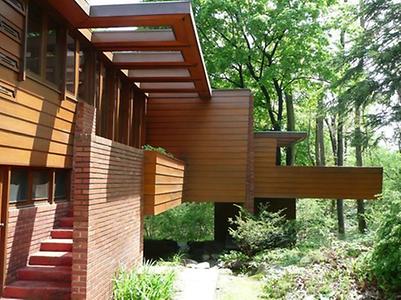 Bloomfield Hills House, Wright, 1941.