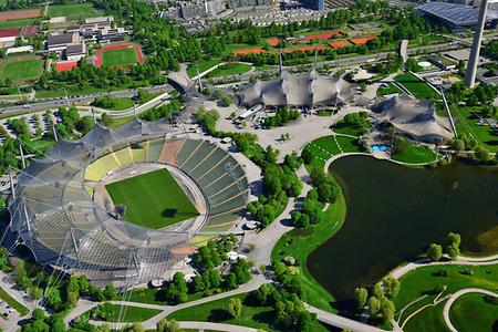 Olympiapark München, Behnisch, 1967– 1972
