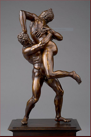 Herakles und Antäus von Giambologna 1578