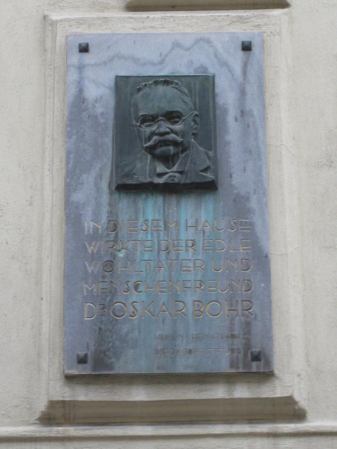 Oskar Bohr Gedenktafel