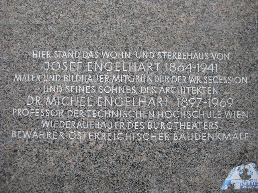 Josef und Michel Engelhart Gedenktafel