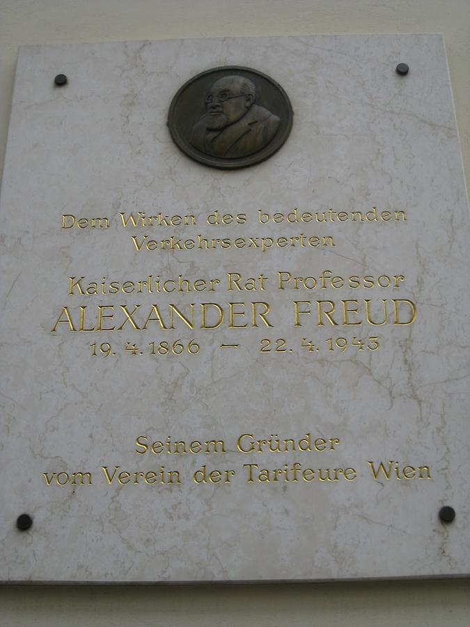Alexander Freund Gedenktafel