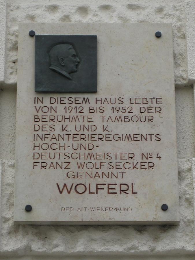 Franz Wolfsecker Gedenktafel