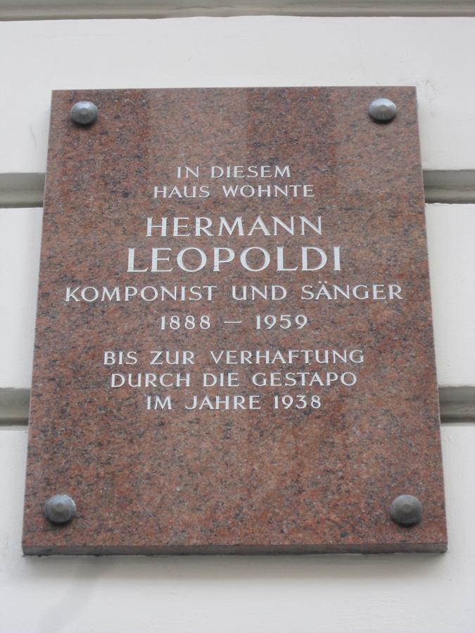 Hermann Leopoldi Gedenktafel