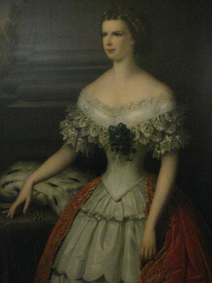 Ölbild 'Kaiserin Elisabeth' von Franz Schrotzberg 1856