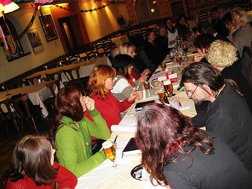 Gleisdorf, 14. Jänner 2009: Eine unserer typischen Kulturkonferenzen, zu denen wir laufend an wechselnden Orten eingeladen haben. (Foto: Martin Krusche)