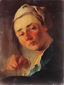 Selbstporträt, um 1750