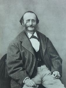 Jacques Offenbach. Fotografiert von Nadar, um 1870?