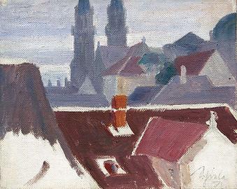 Egon Schiele, Klosterneuburg, 1907