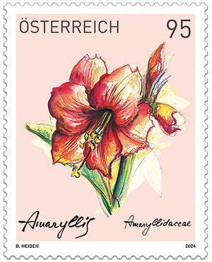 Briefmarke, Treuebonusmarke 2023 – Amaryllis