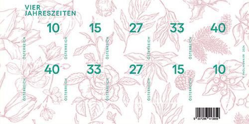Briefmarke, Vier Jahreszeiten