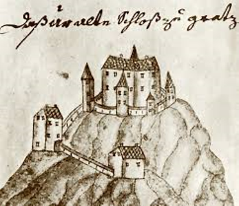 Die Burg auf dem Grazer Schloßberg um 1480