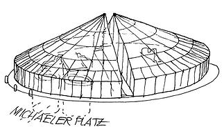 Der Vorschlag für ein transparentes Zelt über den archäologischen Ausgrabungen stammt von Hasso Hohmann., © Hasso Hohmann