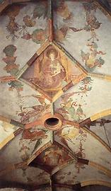 Die 1961 entdeckten Fresken in der Gewölbezone, © Hasso Hohmann