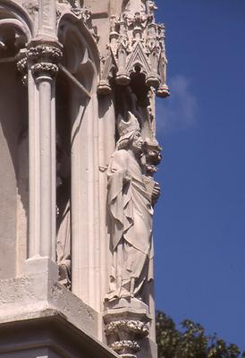 Spinnerin am Kreuz, Detail