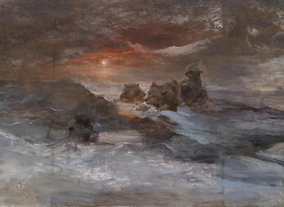 'Bärenjagd auf Franz-Josef-Land': Gemälde von Julius von Payer.