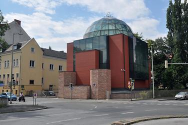 Die im Jahr 2000 eingeweihte neue Synagoge von Graz