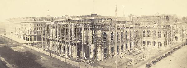 Bau der Hofoper, 1865