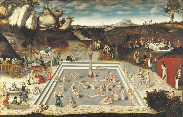 „Der Jungbrunnen“ Gemälde von Lucas Cranach dem Älteren