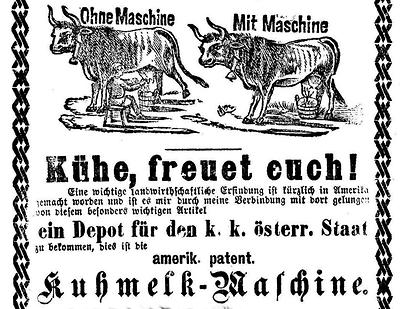 Ein Inserat in den Innsbrucker Nachrichten vom Februar 1873