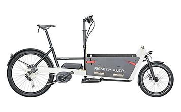 Einladend. Das Cargo-E-Bike „Packster“ von Riese & Müller löst so ziemlich alle Transportprobleme