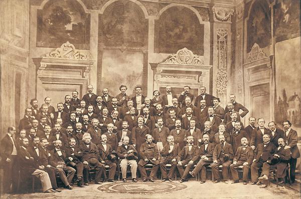 Wiener Philharmoniker: Foto aus dem Jahr 1864