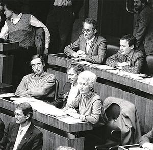 Als Klubobfrau führte Freda Meissner-Blau die Grünen 1986 ins Parlament