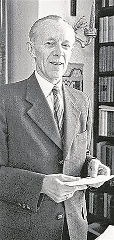 Taras Borodajkewycz (1902 bis 1984) war ein österreichischer nationalsozialistischer Historiker. Von 1955 bis zu seiner Zwangspensionierung 1966 war er Professor an der Hochschule für Welthandel in Wien., © Votava