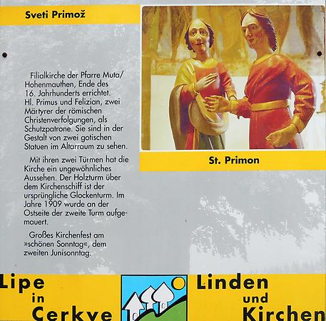 St. Primus, Beschreibung