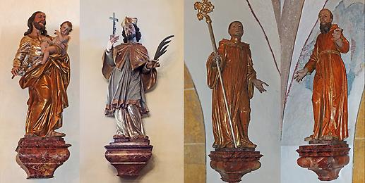 Barocke Heiligenfiguren