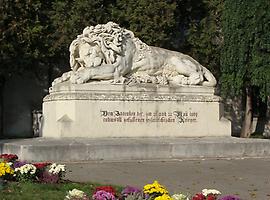 Löwe von Aspern - Denkmal von Anton Dominik Fernkorn.