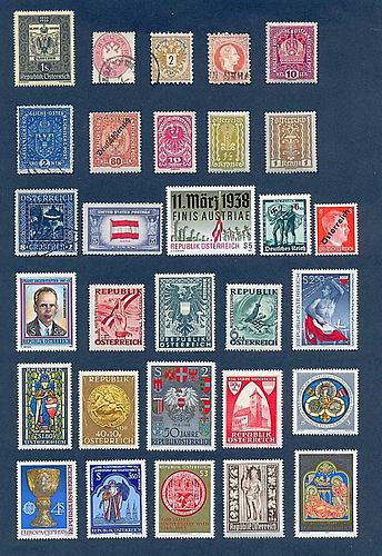 Briefmarken Tafel