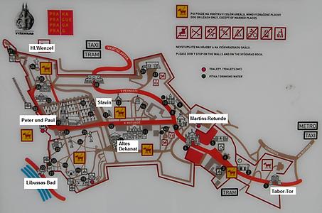 Lageplan am Tabor-Tor (mit Klick vergrößern!) © P. Diem