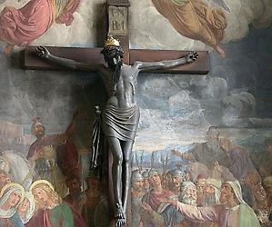 Bild in der Kreuzkapelle - Photo: P.Diem, durch Anklicken vergrößern