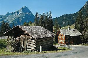 Bregenzerwald: Landschaft bei Schröcken