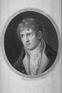 Heinrich Joseph von Collin. Stich, um 1805., © Copyright Christian Brandstätter Verlag, Wien.