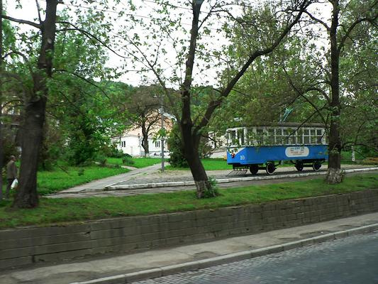 Alter Straßenbahnwagen