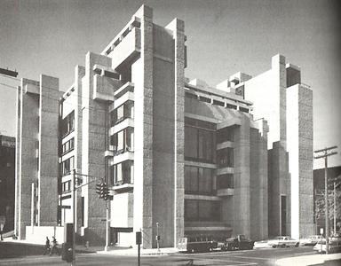 Yale University, New Haven, P. Rudolph, 1958 -63.