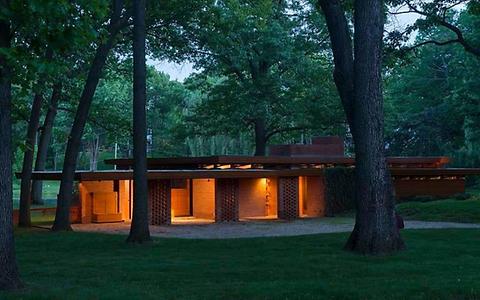 Bloomfield Hills House, Wright, 1941.