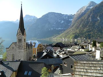 Blick über Hallstatt