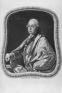 Erzherzog Maximilian Franz. Stich von I. S. Klauber, 1782., © Copyright Bildarchiv der Österreichischen Nationalbibliothek, Wien, für AEIOU.