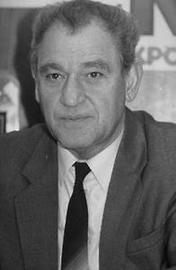 Franz Muhri. Foto, 1985., © Copyright Die Presse/Michaela Seidler, für AEIOU.