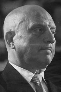 Anton Proksch. Foto, 1965., © Copyright Die Presse/Fritz Klinsky, für AEIOU.