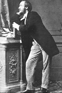 Anton Romako. Foto, um 1875., © Copyright Christian Brandstätter Verlag, Wien, frü AEIOU.