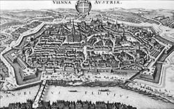 Wien-Plan von Matthaeus Merian, 1649