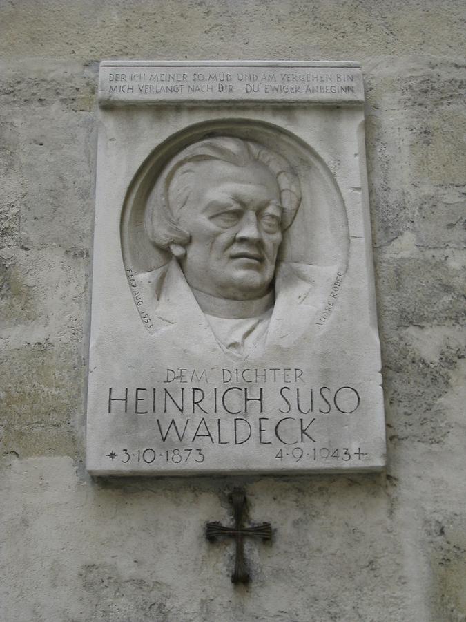 Gedenktafel Heinrich Suso Waldeck