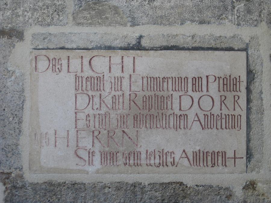 Karl Raphael Dorr Gedenktafel