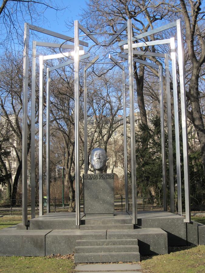 Dr. Karl Renner Denkmal von Alfred Hrdlicka 1967