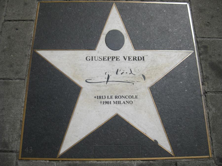 Giuseppe Verdi-Gedenkstern