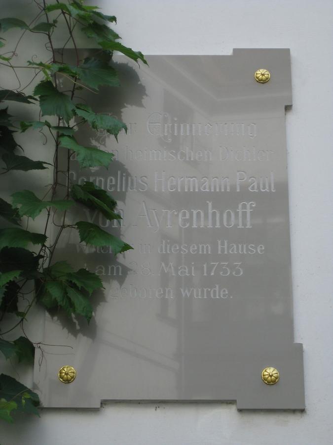 Cornelius Hermann Paul von Ayrenhoff Gedenktafel